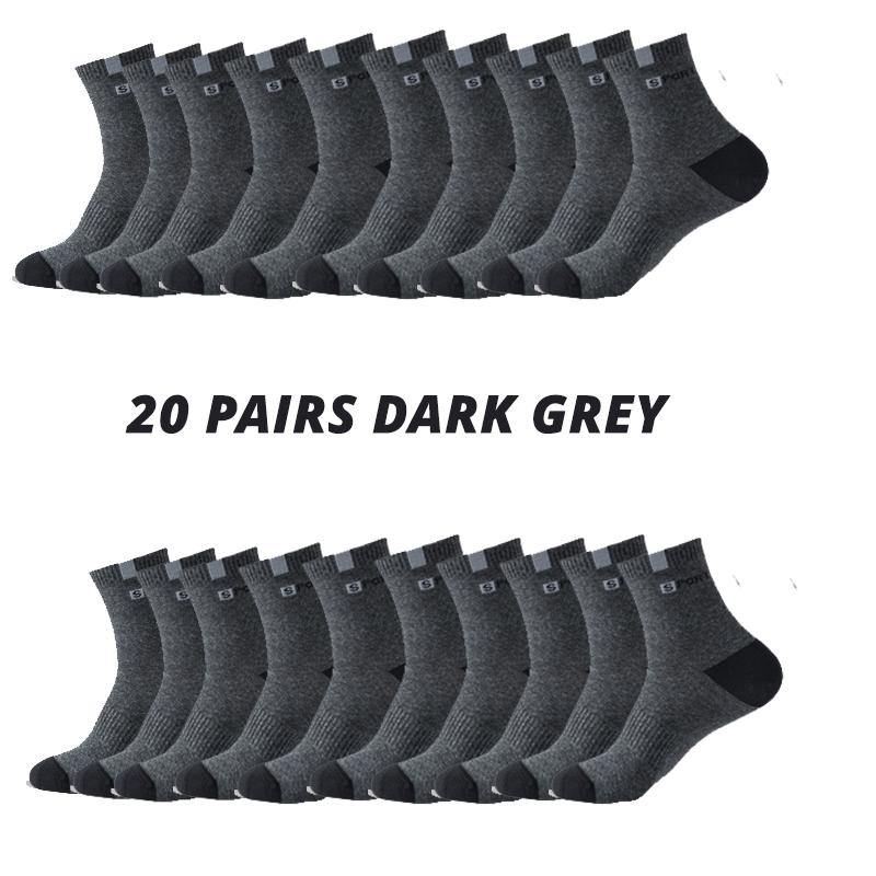 5/10/20 Pairs Breathable Fiber Light Business Absorb Sweat Deodorant Men Tube Ankle Nonslip Socks For Spring Summer And Autumn