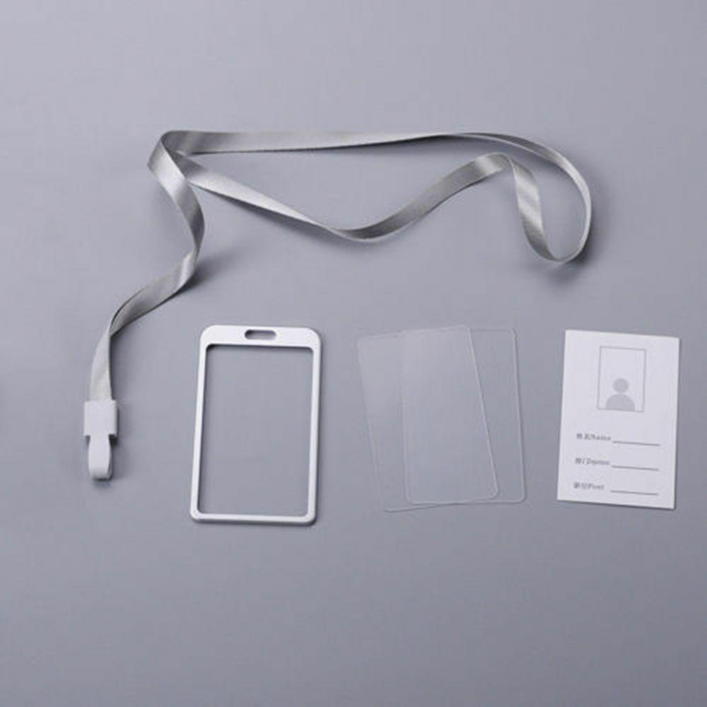 Identity Security Cover Business Certificate with Lanyard Work Badge ID Card Holder Pass Tag