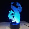 Factory Dropshipping ODM Rechargeable Touch Switch Dog Arylic Panel Box Table Night Lamp  16 Colors Change 3D LED Light