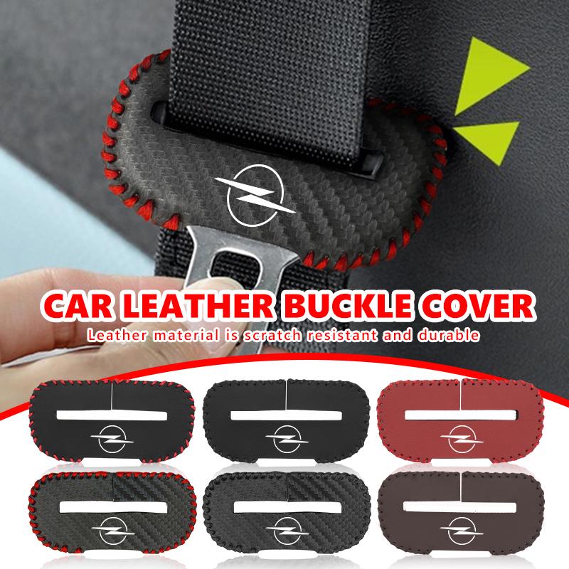 For Opel Car Safety Seatbelt Anti-Scratch Buckle Plug Cover Seat Belt Clip Protection Accessories Insignia Corsa Zafira Meriva ws22