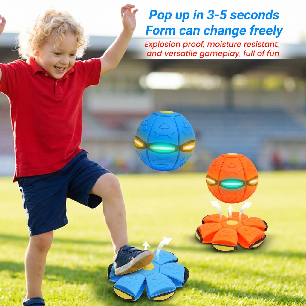 Elastic Stomp To Transform Ball Flying Saucer Ball: An Educational Outdoor Sports Toy For Children