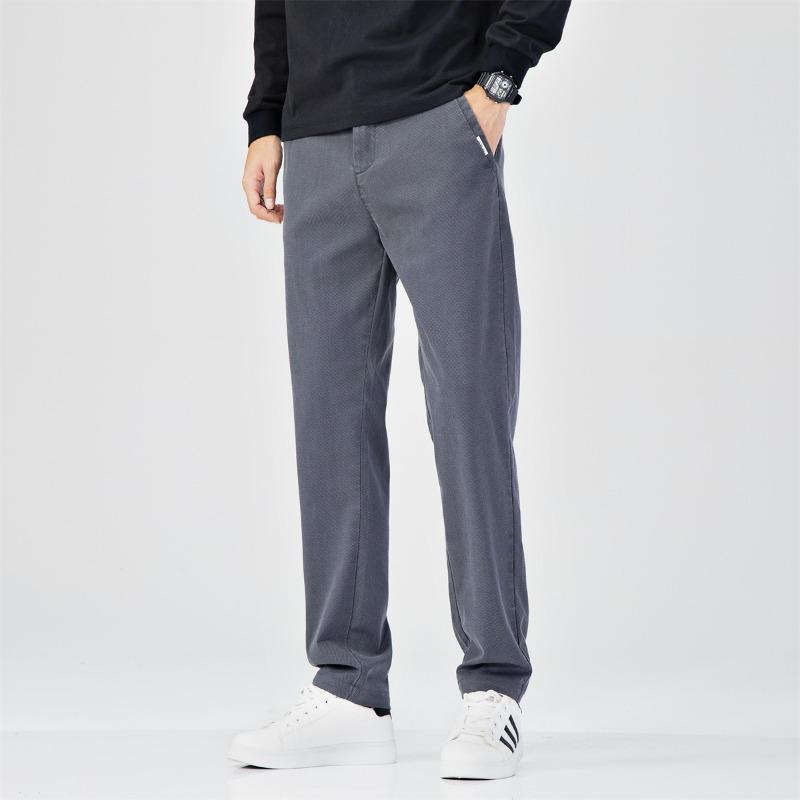 Pants Men's Autumn and Winter New Business Casual Pants Loose Straight Men's Fashion Versatile Boys' Long Pants