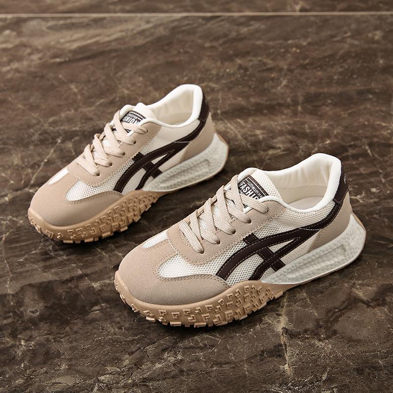 Forrest Gump shoes women's 2025 new popular spring and autumn thick-soled sports and leisure shoes heightened soft-soled versatile dad shoes