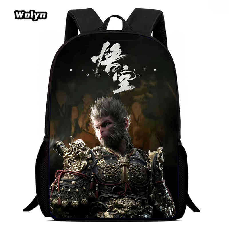 Wukong Black Myth Wukong Gioco Animazione Zaino Zaino Scolastico per Studenti Borsa per Computer