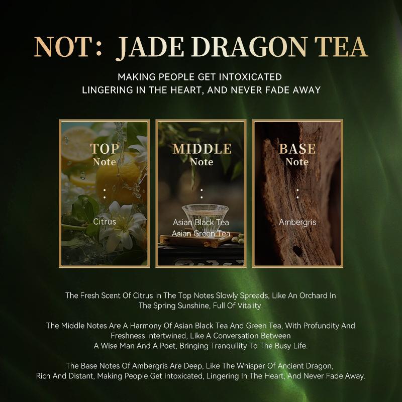 Deold Dreamy Light Shadow Perfume for Women – Jade Dragon Tea Scent Long-Lasting EDP