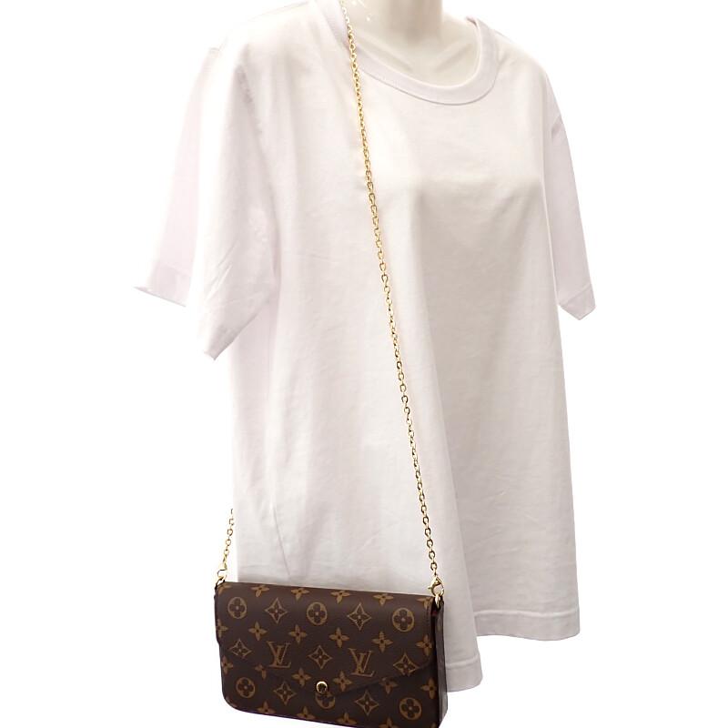 LOUIS VUITTON  M81896 Monogram Shoulder Bag Fuchsia Women