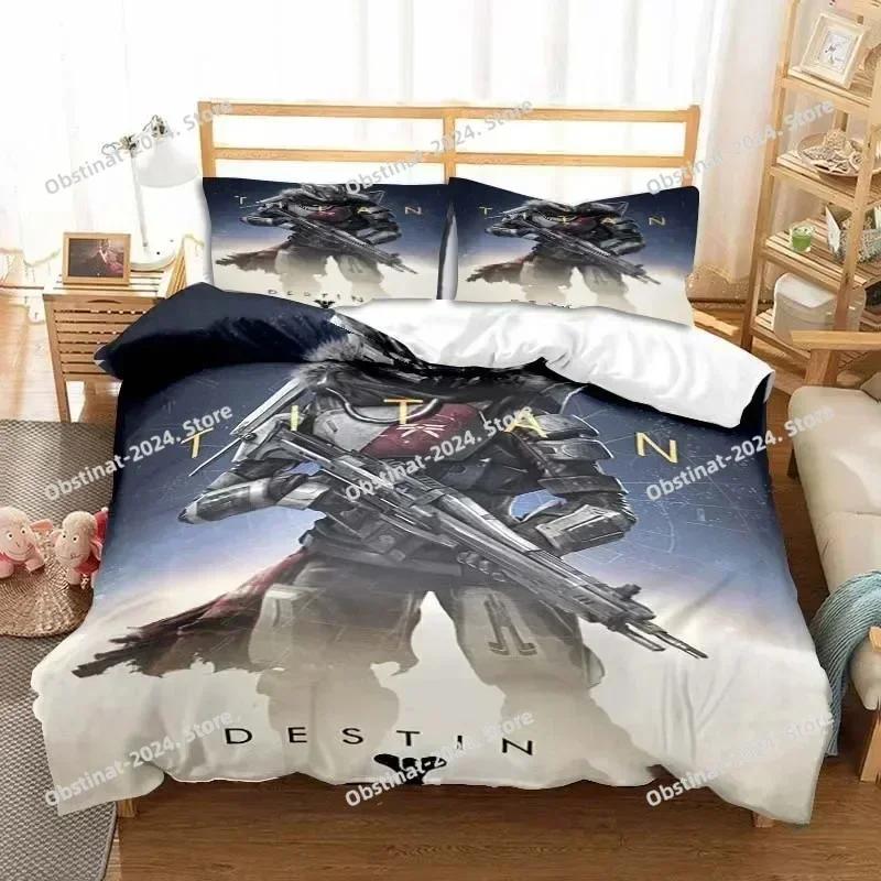 Game Destiny Bedding Set Printed EU single Comforter Quilt Bed Cover Duvet Cover Pillow Case 3 Pieces Sets Kids Adult Size