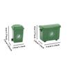 1 Set Mini Desktop Storage Bin Portable Desk Trash Container Multifunctional Organizer Holder For Office Stationery