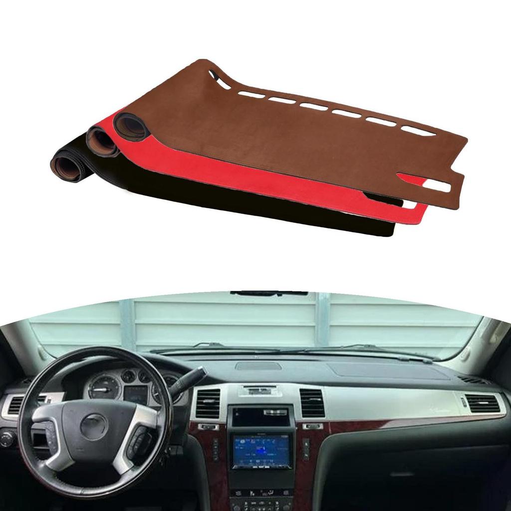Coeokss Dashboard Mat, Instrument Panel Cover, Suitable for 2007 Model, Cadillac Escalade Left Helm,
