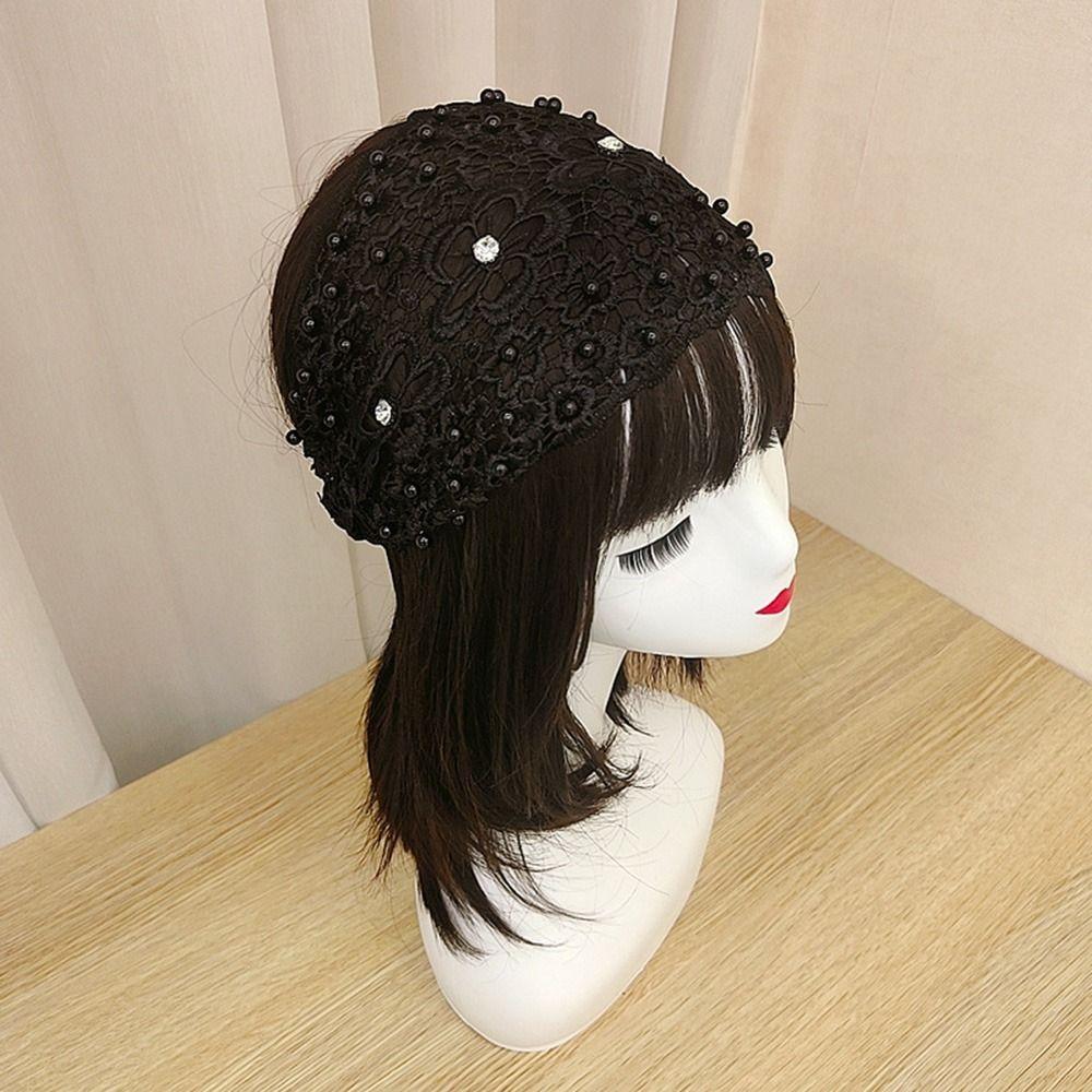 Girls Makeup Flower Korean Style Headband Women Hairband Hair Accessories Lace Hair Hoop