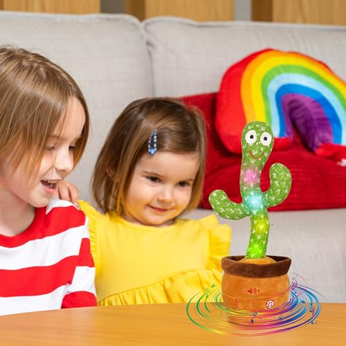 MIAODAM Moving Toy, Dancing, Moving, Talking Toy, Birthday Gift, Singing Dancing Cactus, Children's Day, Christmas, Skit, New Year's Decoration, Imita