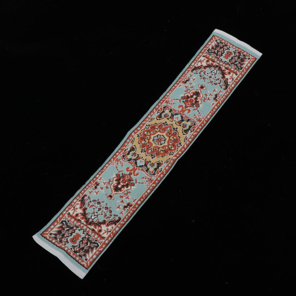 Intricately Designed Miniature Dollhouse Carpets Charming Furniture Accessory
