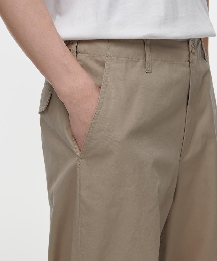 Musinsa Standard Cotton Parachute Pants [Beige]