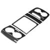 Carbon Fiber Style Water Cup Holder Trim Frame Sticker Fit for Sienna 2015 2020