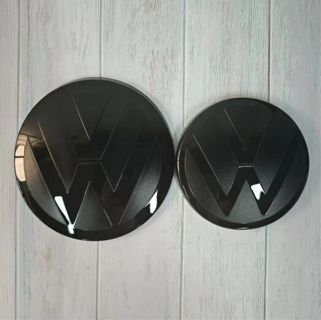 Für VW VOLKSWAGEN Neu Für VW Serie ABS Modifizierter Auto Logo Aufkleber Passend für Golf MK6 MK7 Polo Passat B6 CC Tiguan Atlas T-ROC Frontgrill