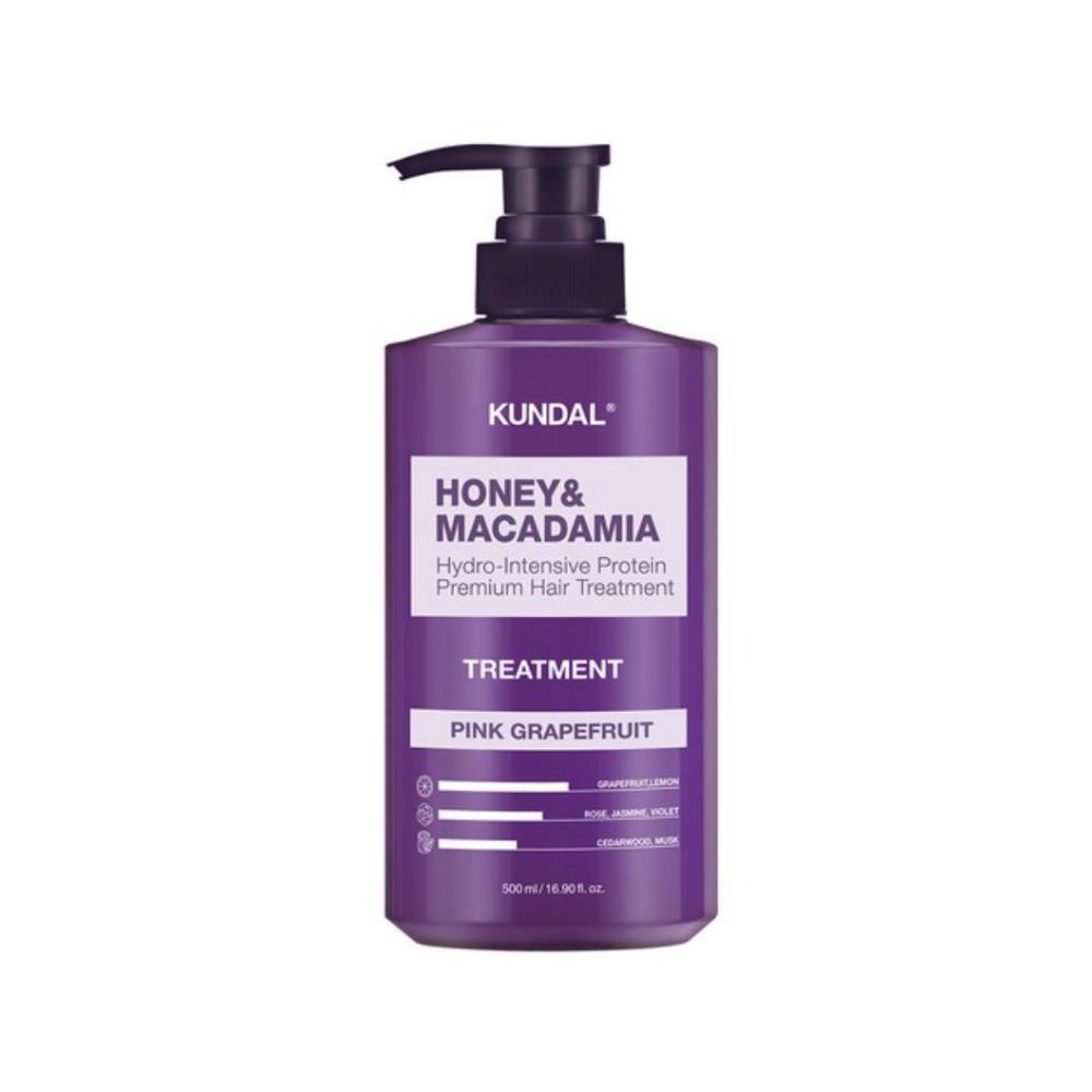 

KUNDAL Honey & Macadamia Treatment 500ml Korean Hair Care (8 Scent Options) 1.Treatment 500ml - Pink Grapefruit
