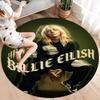 Billie Eilish Round Area Rug,Carpet Rug for Living Room Bedroom Sofa Playroom Decor,Non-slip Floor Mat