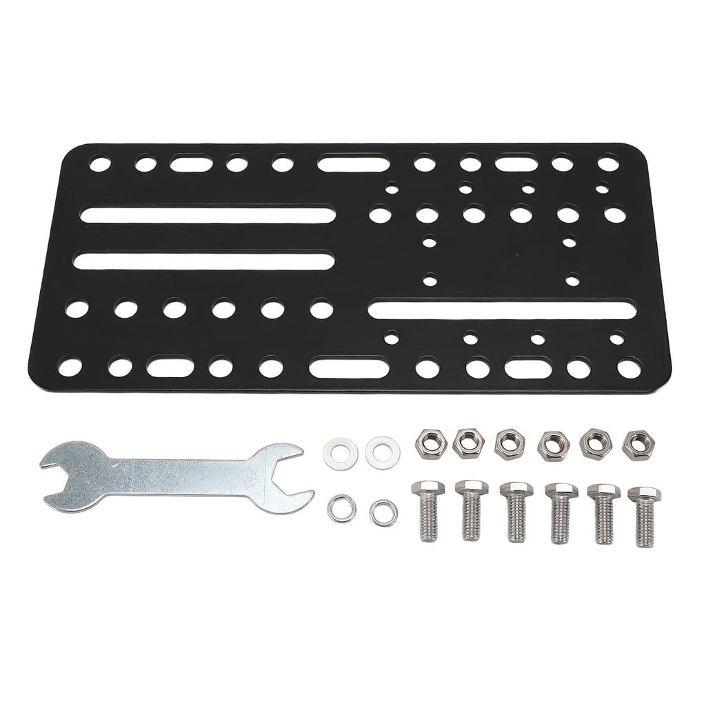 USB Handbrake Desk Mount Bracket Plate Universal Multiple Hole Adapter Plate for SIM Racing Shifter