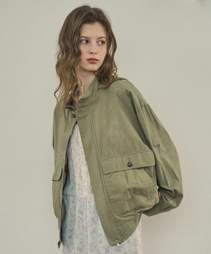 Ournostalgia Light Cotton Blouson Jumper_2Color(Oc25-Ot04)