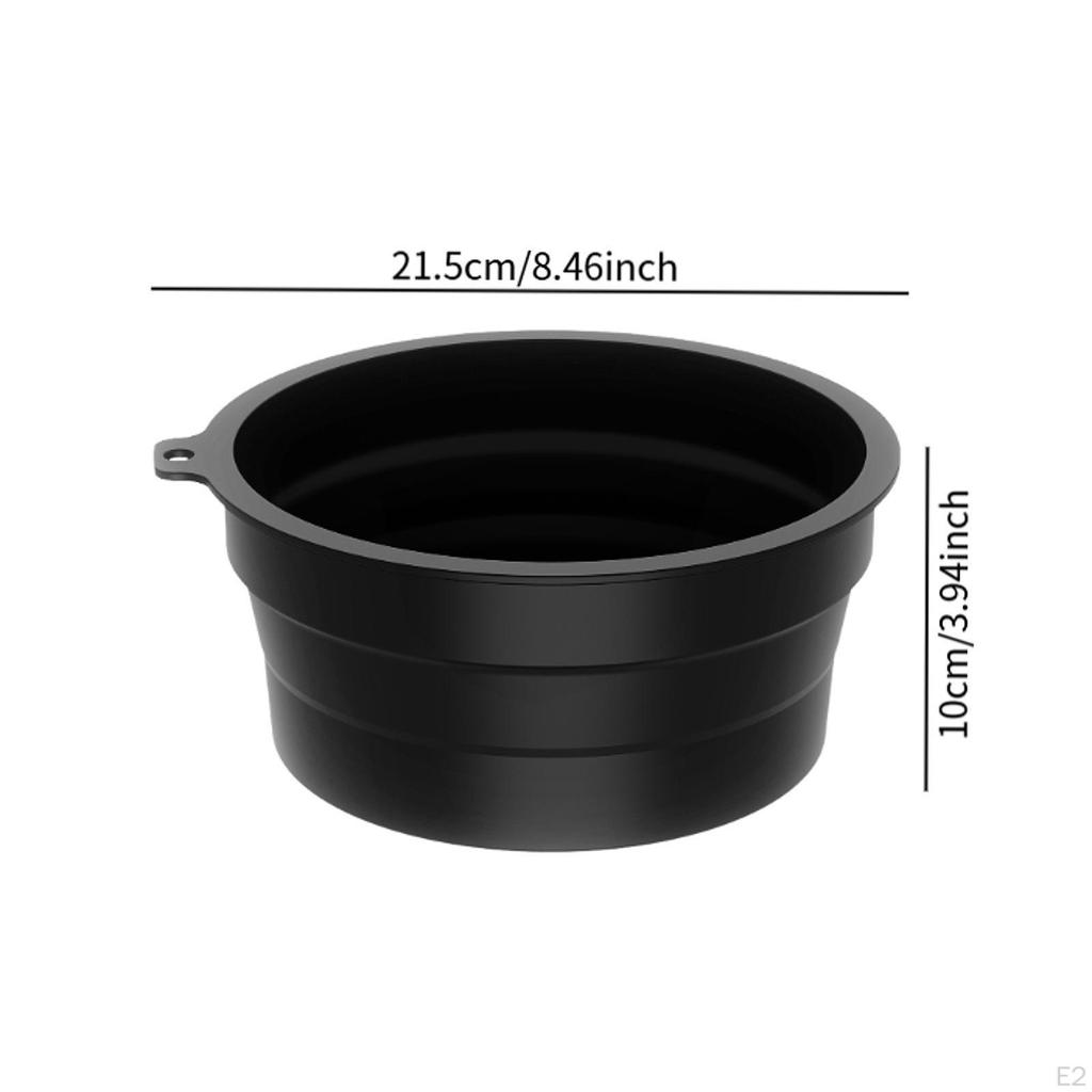 Składana miska do twarzy, pojemnik na lód do napojów, narzędzie SPA, wielofunkcyjna okrągła miska do kąpieli twarzy na wędrówki