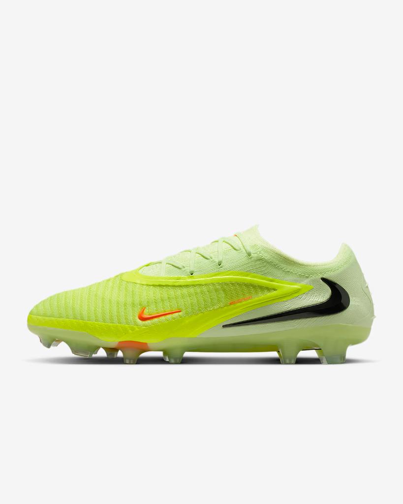 HJ2146-801 Nike Phantom 6 Low Elite FG Hyper Crimson Black Limelight (Men's)