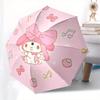 1pc My Melody Cute Wallpaper Umbrella with Plastic Handle,Suitable for All Seasons Home Travel Outdoor UmbrellaSanlio392
