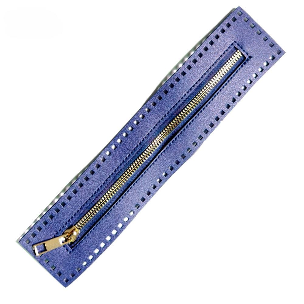 Bandă PU 27cm Fermoar Metal Culoare Aurie DIY Accesorii Genți Croșetate pentru Genți Handmade