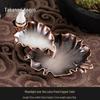 Alloy Backflow Incense Burner for Home Decor - Tea Ceremony & Antique Ornament