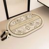 Bathroom Diatom Mud Cushion Toilet Dirt-resistant Floor Mat Toilet Water-absorbing Non-slip Mat Dry and Wet Separation Carpet