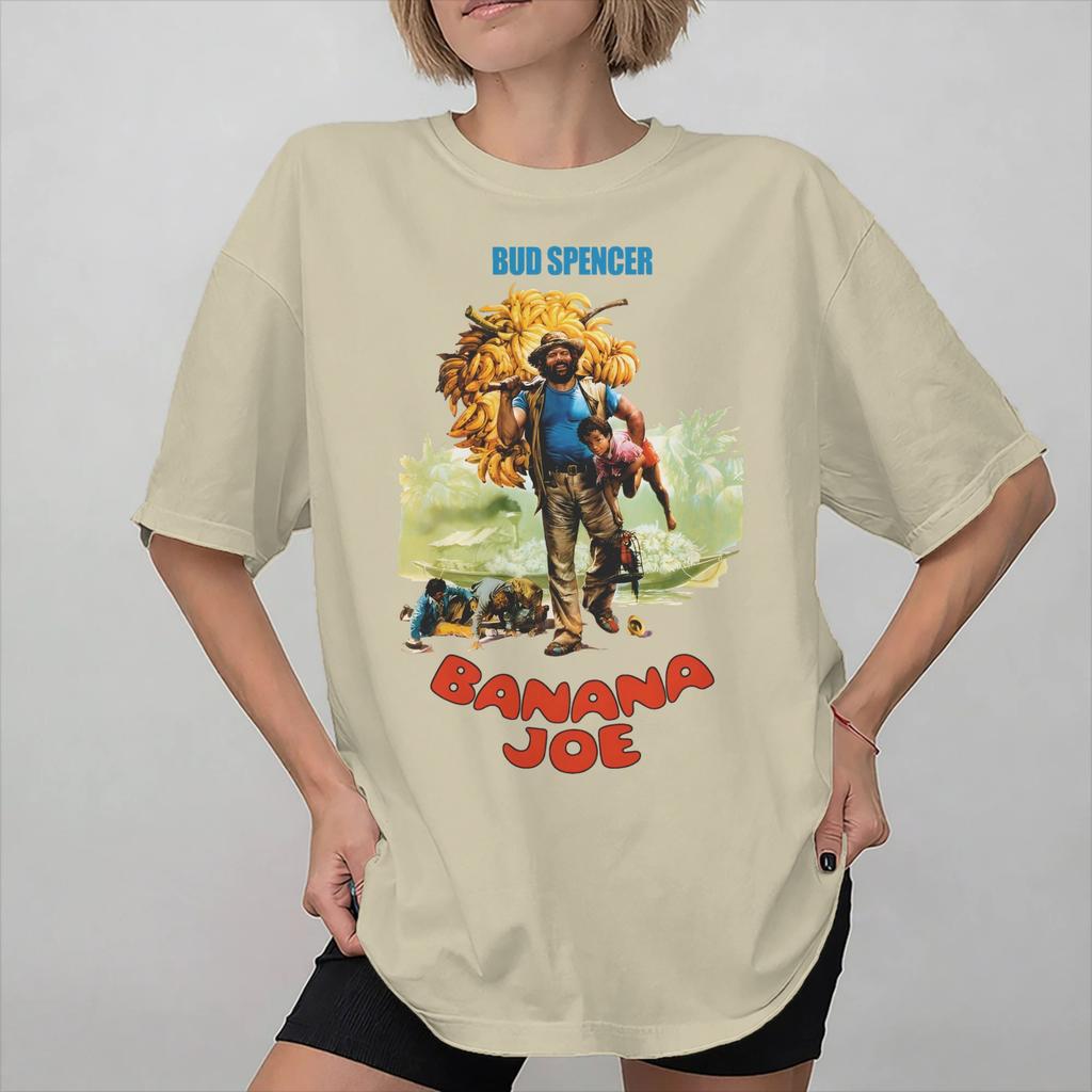 Banana Joe Bud Spencer Tee Shirt for Unisex Women Gift Idea T Shirts Cotton Clothing