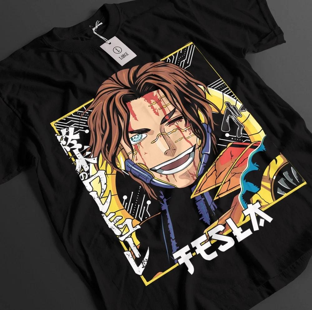 Anime Record Of Ragnarok Tesla Black TShirt Gift For Otaku