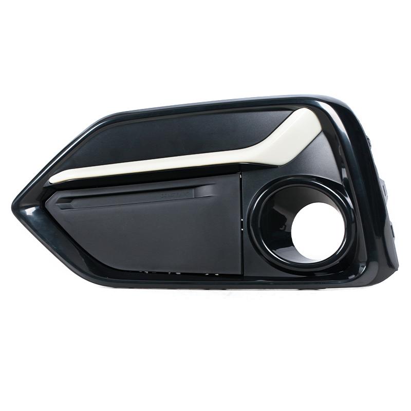 Front Rear Fog Lamp Light For Honda Civic Hatchback 2020 2021 Trim Frame Shell Cover Lid Bezel front left