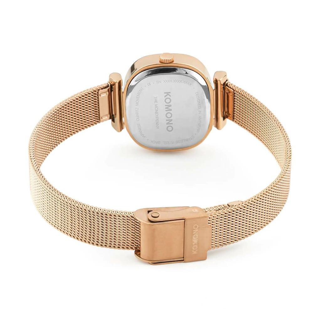 Authorized Dealer KOMONO Wristwatch for Women Moneypenny Flower Royale Rose Gold Mint [KOMONO] KOM-W1163