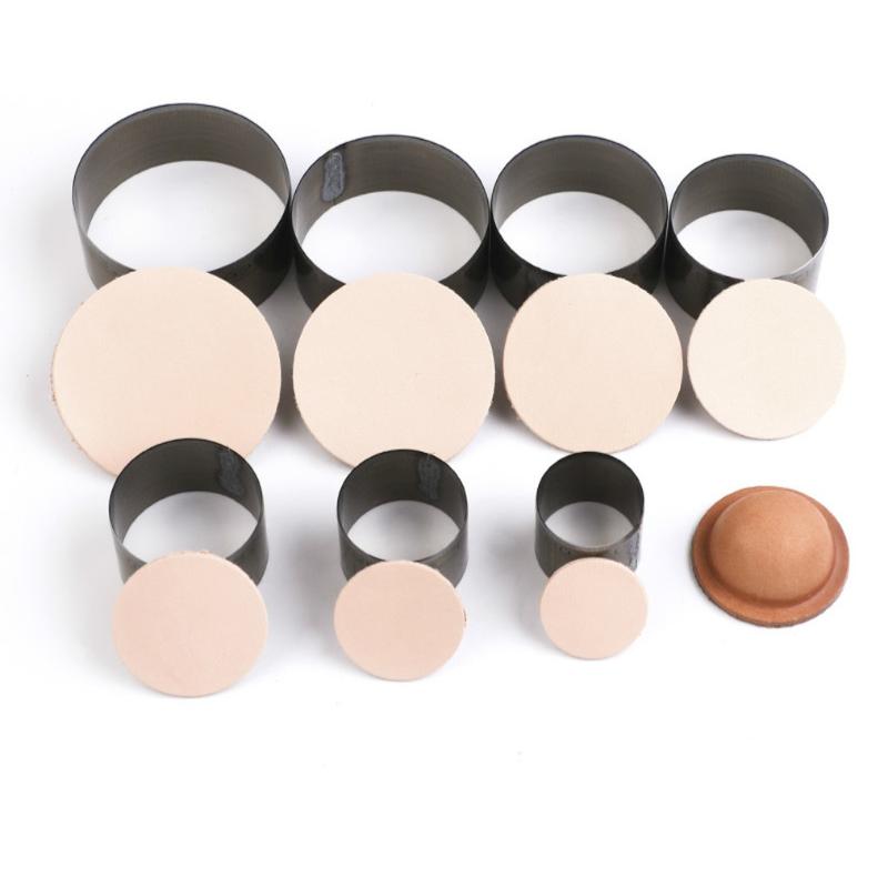 7pcs/SET Leather Round Cutter Die Circle Bell Die Knife Template Cutting Punching Tool Leather Craft Punch Mold
