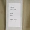 Unused VAST222 18AW Made In Japan Long Sleeve Polar Shirt 2 Beige Men's Used