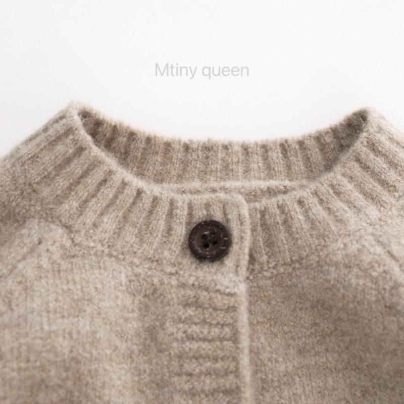 Tiny Queen Kids Wool Blend Cartoon Cardigan Cute Knit Top Boys Girls Winter