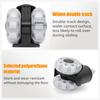 AD 5PCS Universal Mute Wheel Office Chair Caster Swivel Rubber Soft Safe Rollers Furniture Hardware Chair Wheels for Desk Office