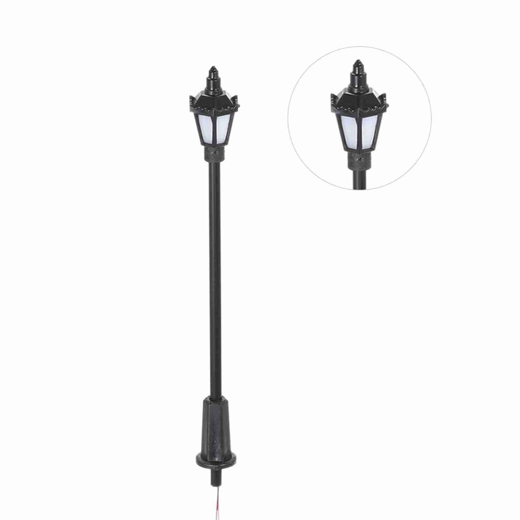 20pcs Warm White Model Street Lights Layout Lamppost Railway Train Garden Playground Scenery Led Lamp Lighting 1:150