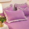 48*74cm Princess Style Pink Cake Layered Lace Pillowcase Splice Ruffle Edge Pillowcase European Style Hotel Home Bedding PillowsProtective Covers