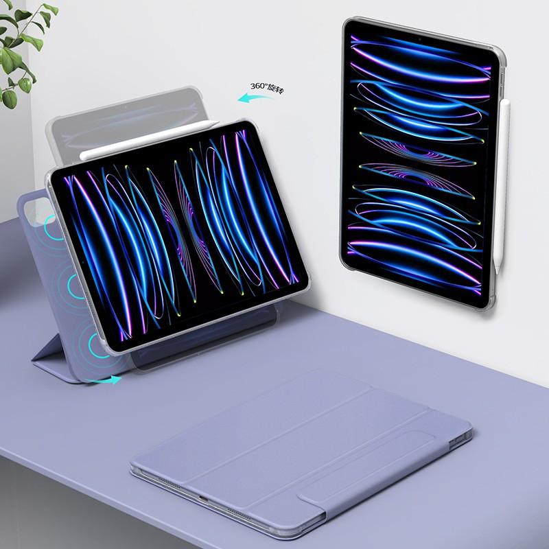 Magnetic IPad Case With Stand Pro 11 Air 5 10th Gen 10.9 Mini 6 8.3 Shockproof PC Cover In Multiple Colors