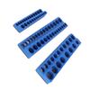 Magnetic Socket Holder, Socket Organizer Tray, Securely Holds and Organizes, 3 Pieces, 1/4", 3/8", and 1/2" (Metric)