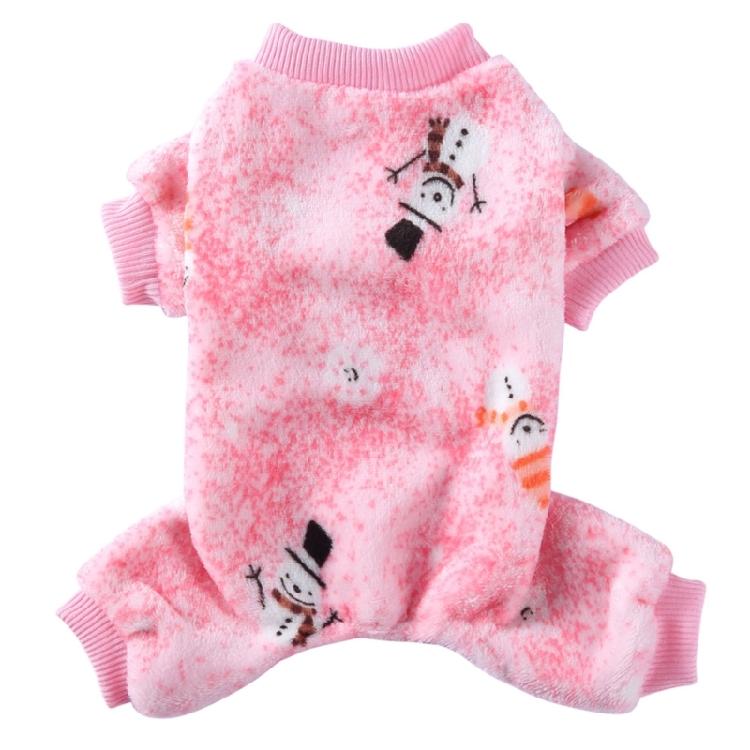 Dog Coat Christmas Theme Pullover for Cold Weather Four-Legged Apparel