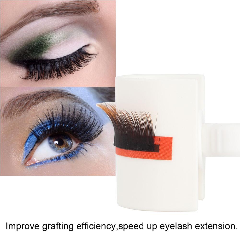 Grafting False Eyelashes Extension Glue Ring Cup U Shaped Pallet Lashes Holder Makeup Tool 01#
