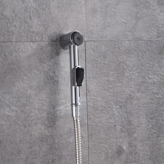 Bathroom Toilet Handheld Chrome ABS Bidet Sprayer Cleaning Shower Head Nozzle
