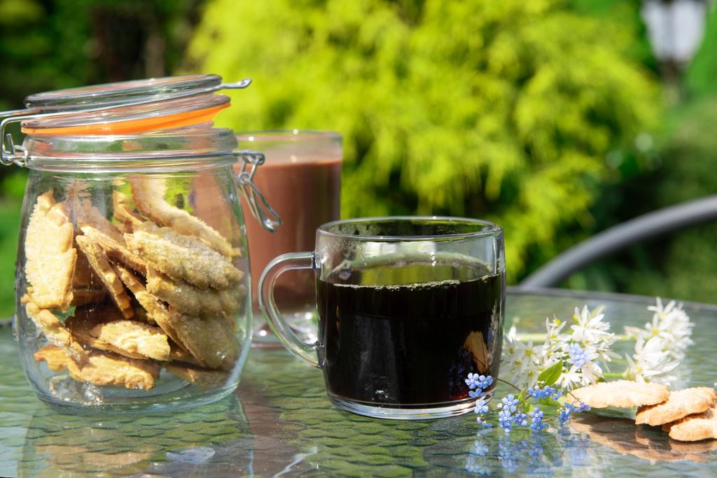 KADAX 6x Glass til kaffe te Glassett Kopp med øre