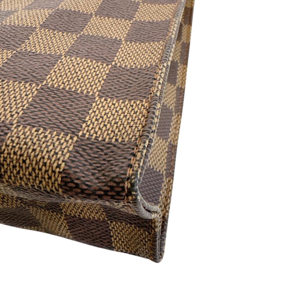 LOUIS VUITTON business bag Cosmetics Pouch Damier PVC coated canvas Poche Toilette 26 Limited Edition Clutch bag Brown PVC coated canvas Used