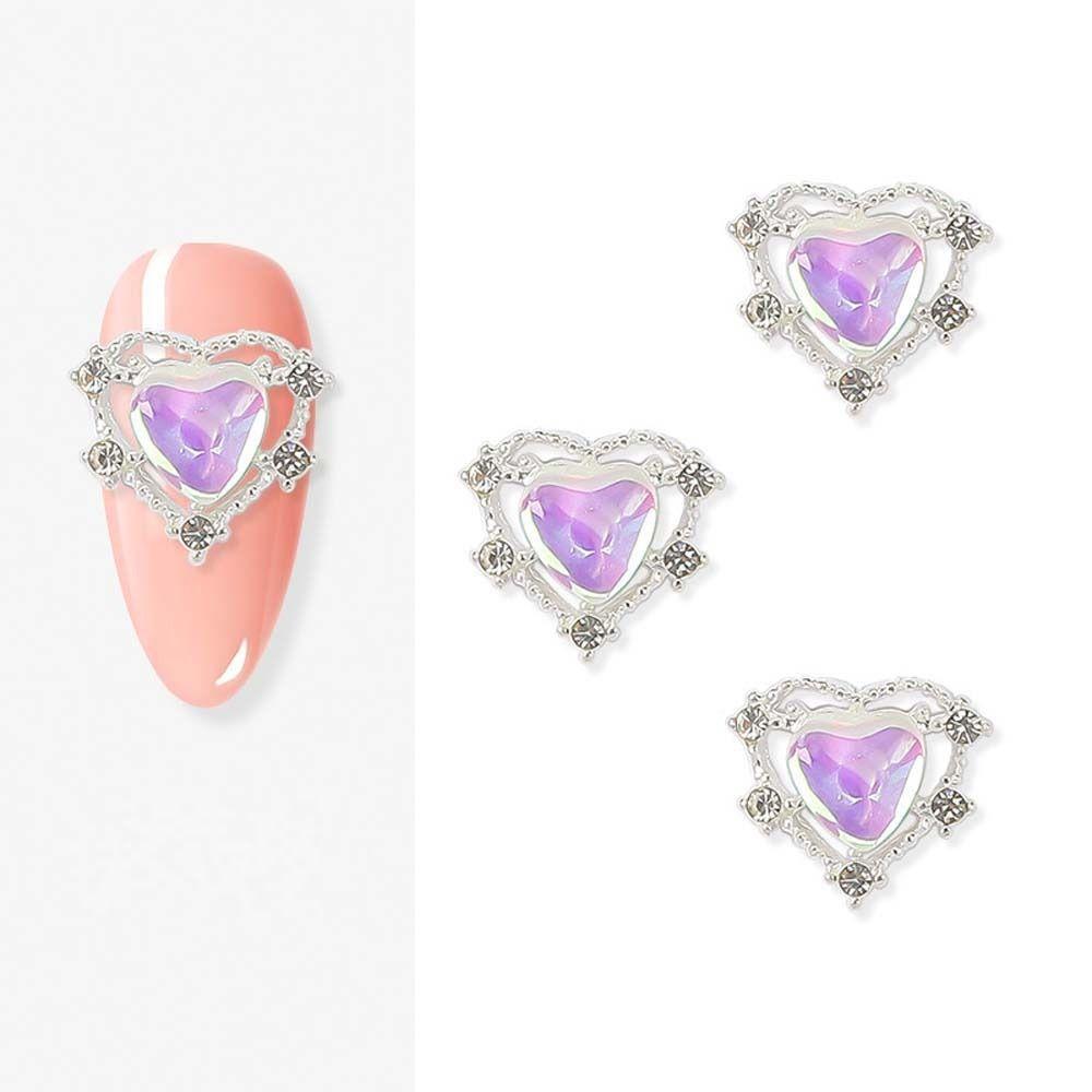 Manicure Accessories Nail Jewelry Rabbit Nail Decorations 3D Nail Art Drills Heart Nail Rhinestones