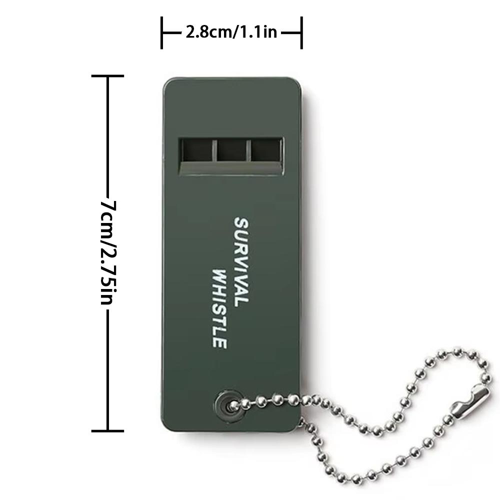 

3-Frequency Whistle High Decibel Survival Whistle Outdoor Hiking Camping Whistle 3 Holes Hunting Whistle Emergency Survival Tool