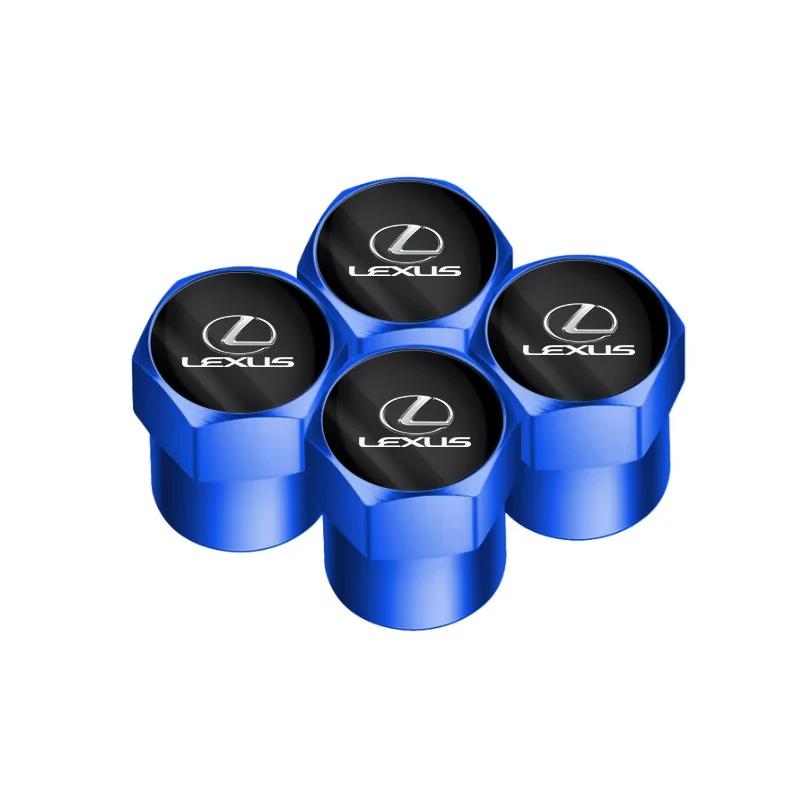 4 vnt. automobilio ratlankių padangų ventilių dangtelių dulkių priedai, skirti „Lexus ES240 ES250 ES350 IS250 IS300 RX270 NX300 RX300 RX350 SL430 CT200“