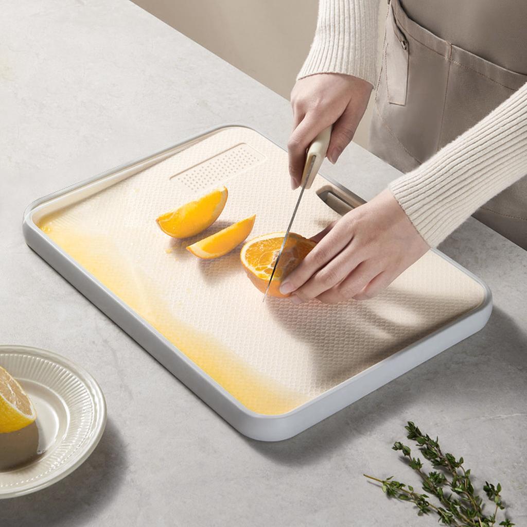 Double Sided Cutting Board Double Sided Non Slip Household Cutting Vegetables Fruits Cutting Board